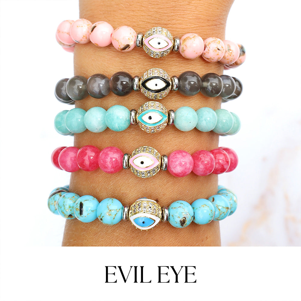 Evil Eye Bead Bracelet Collection