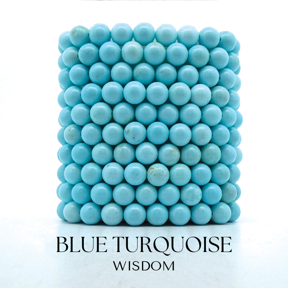 Blue Turquoise Gemstone Bracelet Collection