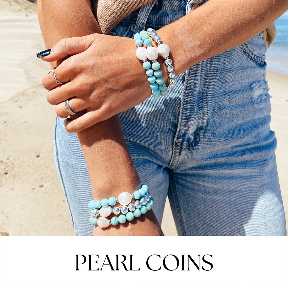 Pearl Coin Bracelet Collection
