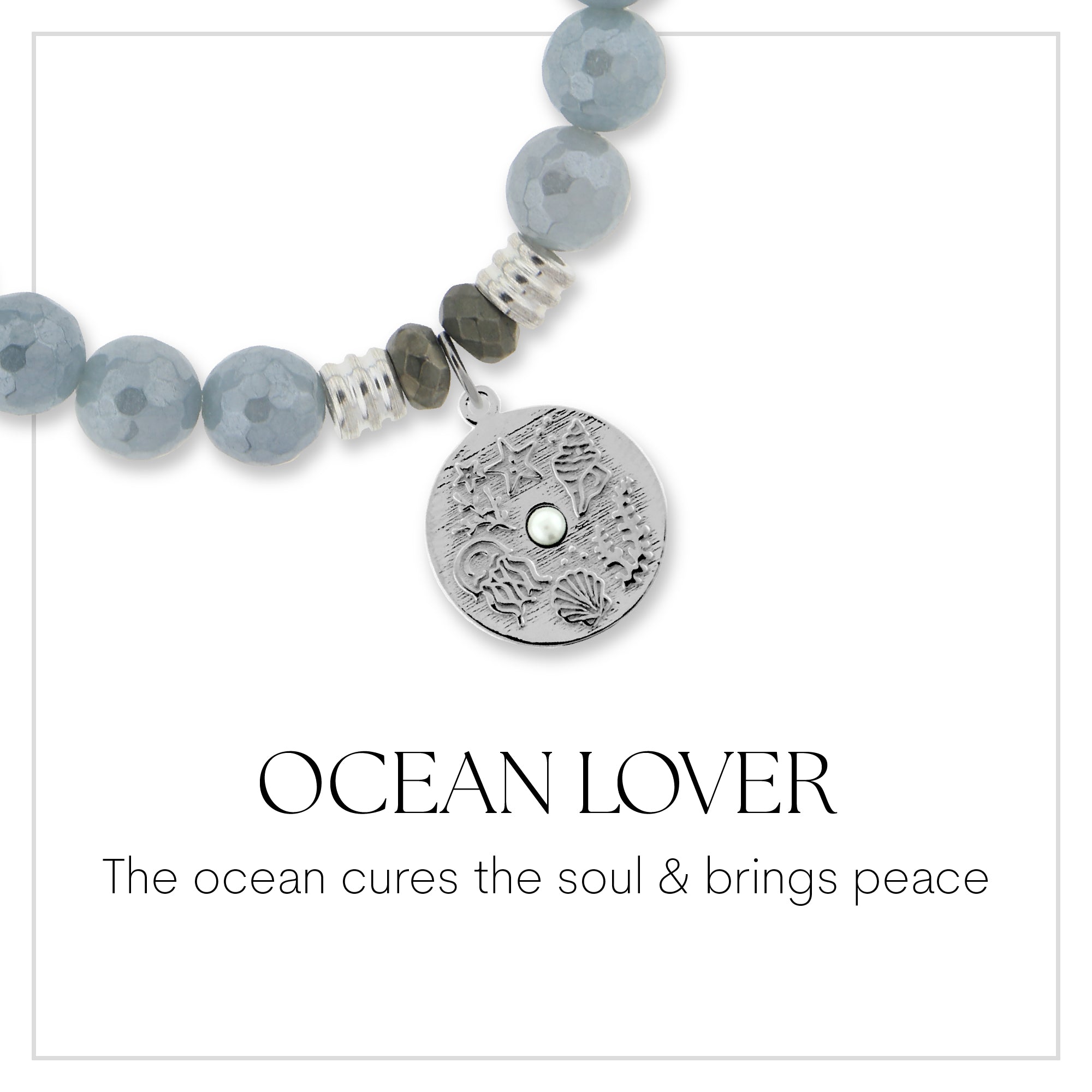 Ocean Lover Sterling Silver Charm Bracelet Collection