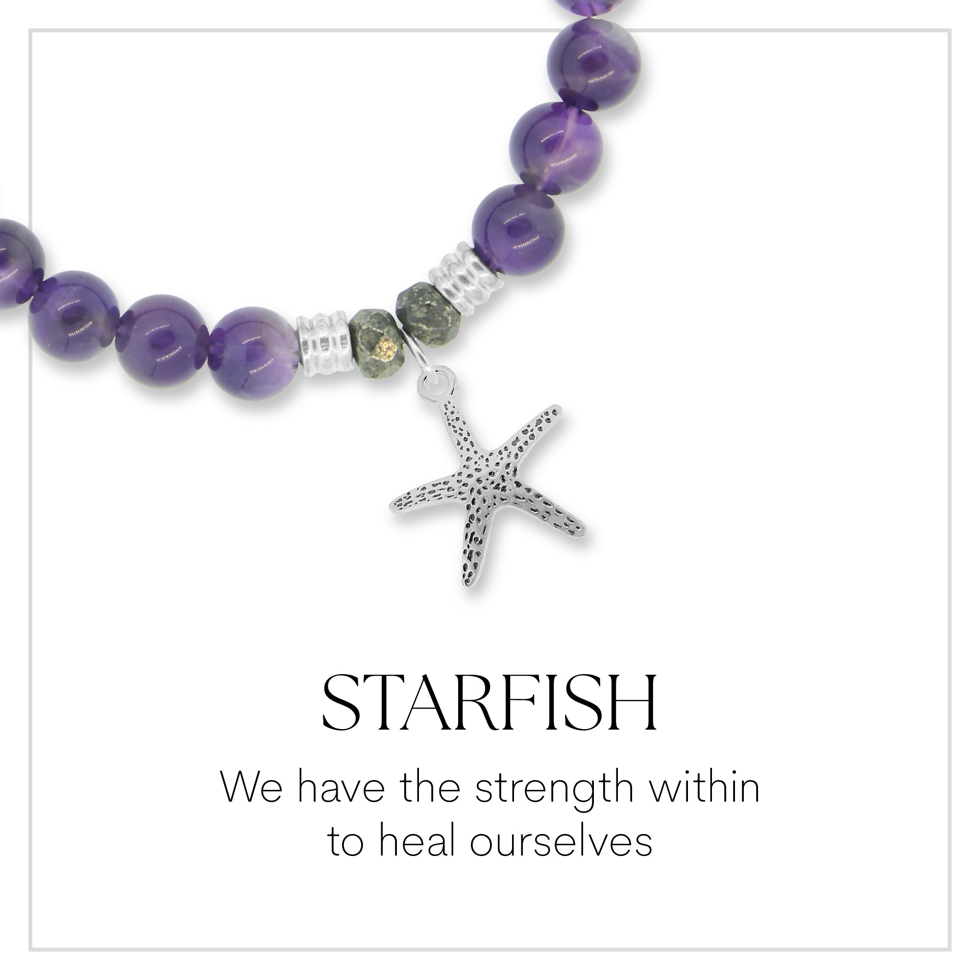 Starfish Sterling Silver Charm Bracelet Collection