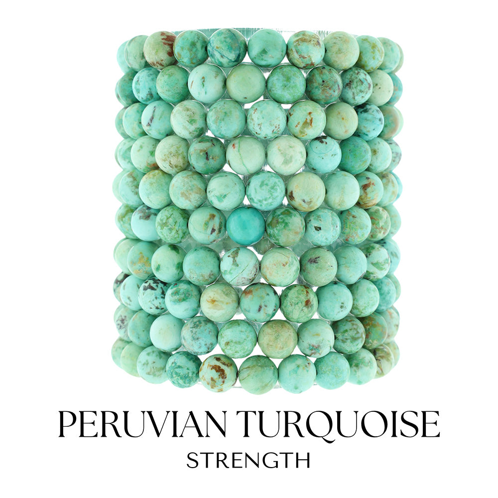 Peruvian Turquoise Gemstone Bracelet Collection
