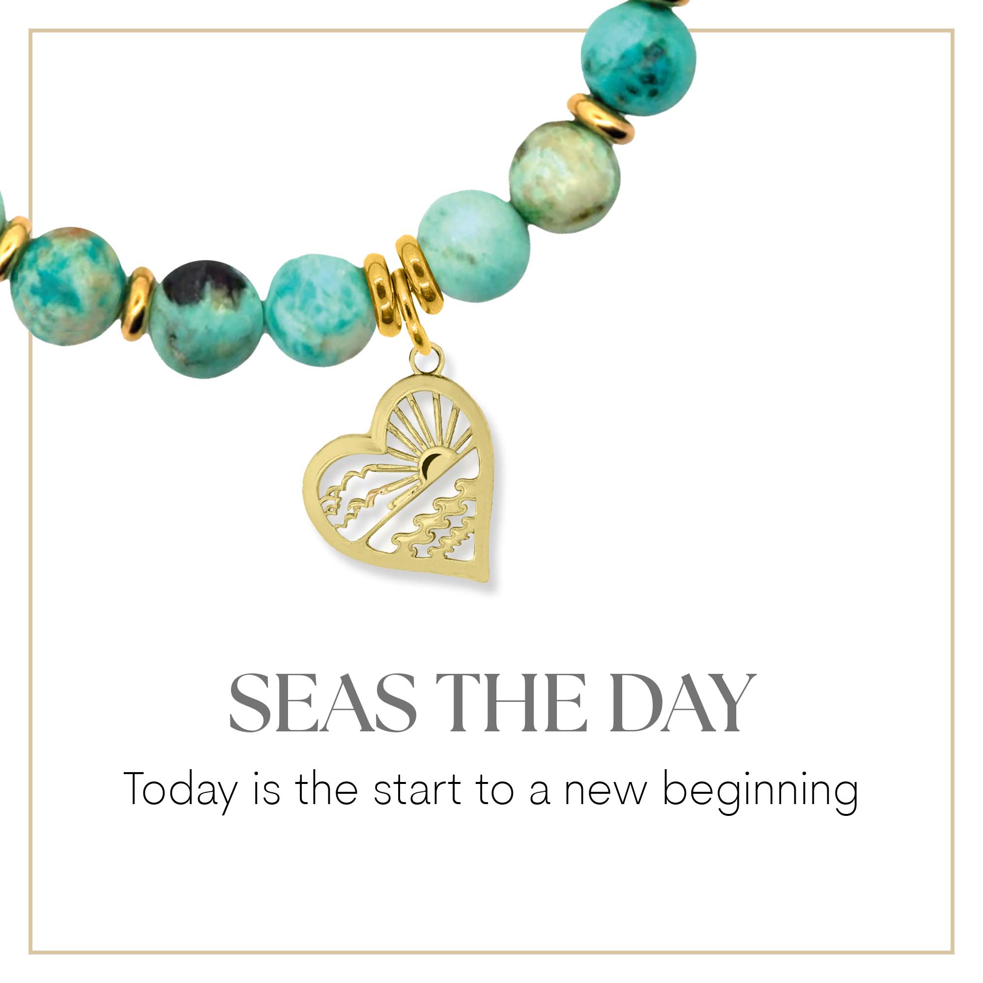 Gold Seas the Day Charm Bracelet Collection