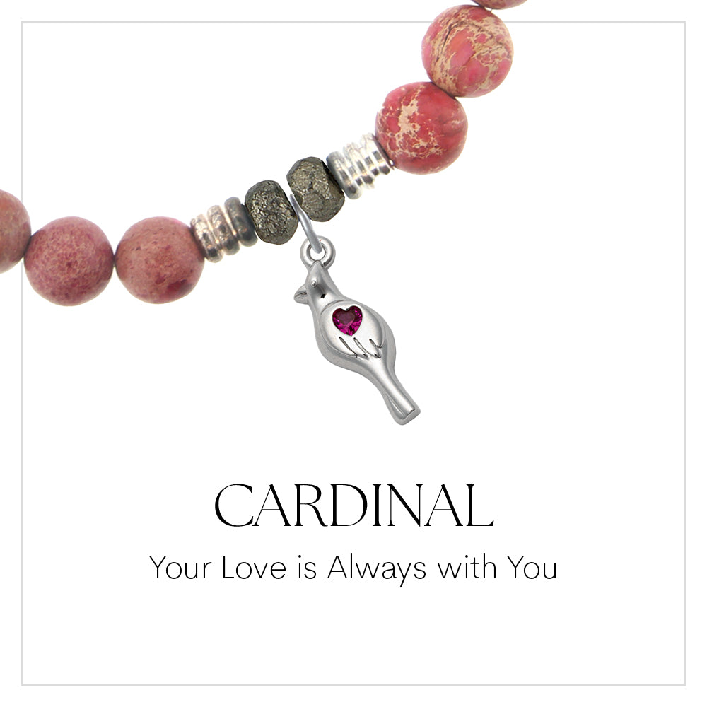 Cardinal CZ Charm Bracelet Collection