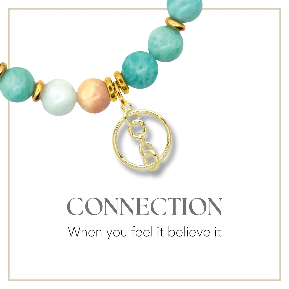 Gold Connection Charm Bracelet Collection T. Jazelle