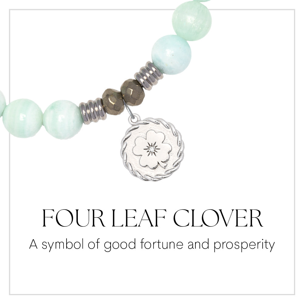 30 Pcs Tibetan Silver Four-Leaf Clover Charms – Dangle Charms For European Bracelets