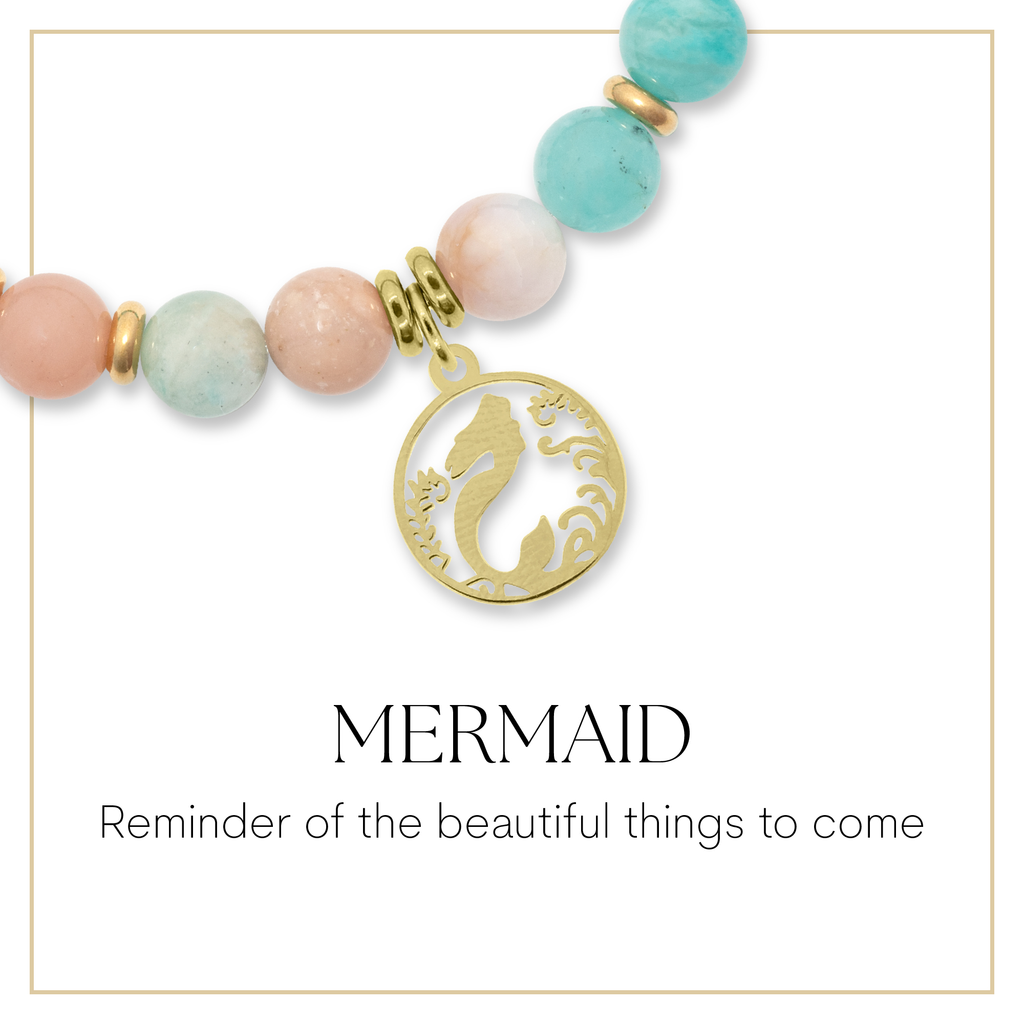 Gold Mermaid Charm Bracelet Collection