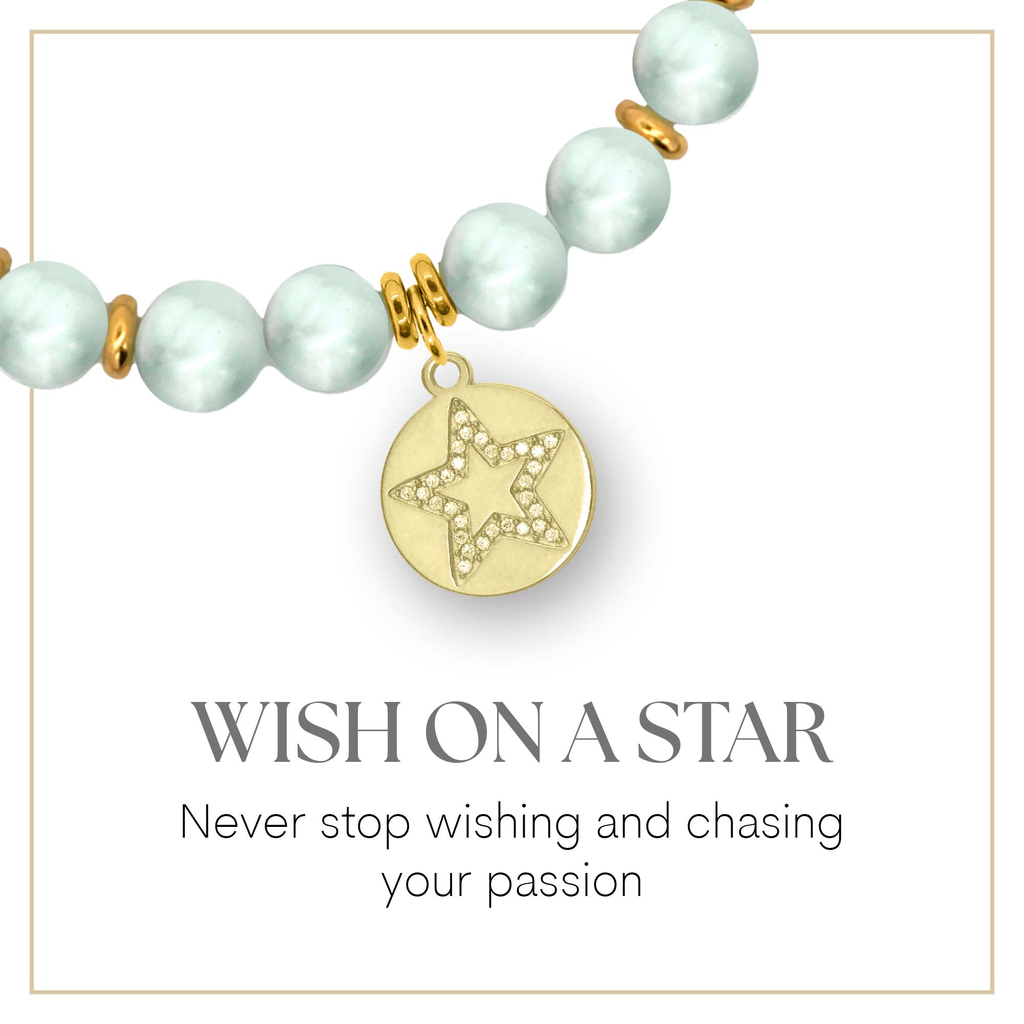 Gold Wish on a Star Gold Charm Bracelet Collection