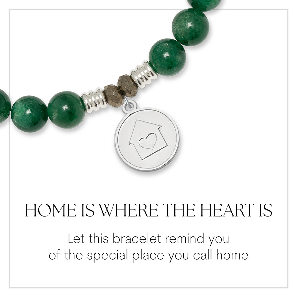 Home is Where the Heart Is Sterling Silver Charm Bracelet Collection
