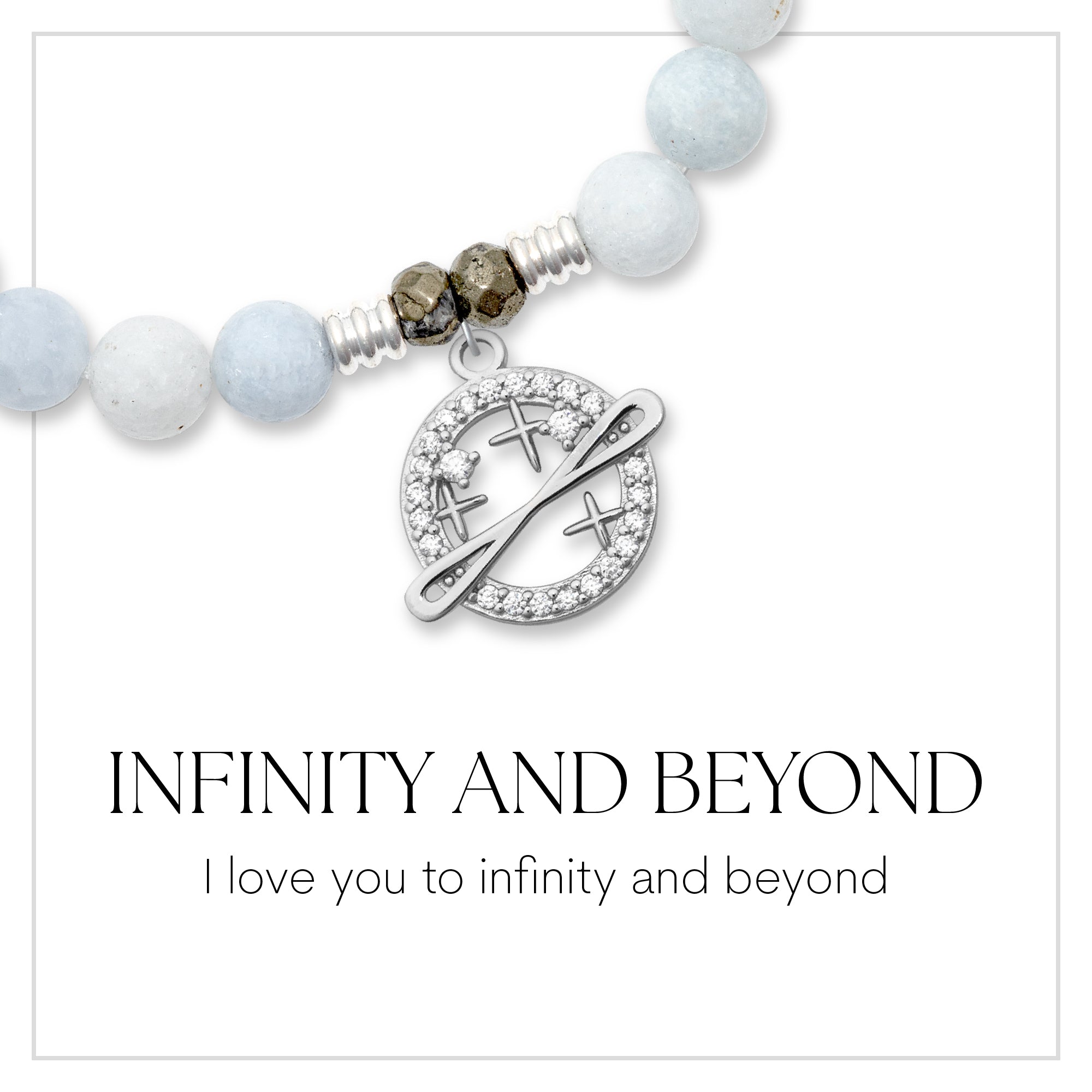 Infinity and Beyond Sterling Silver Charm Bracelet Collection