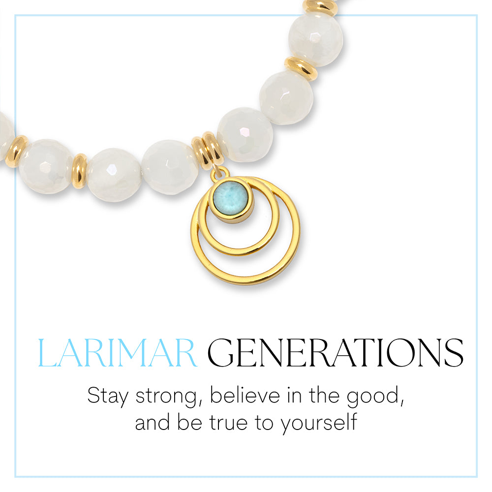 Generations Larimar Charm Bracelet Collection