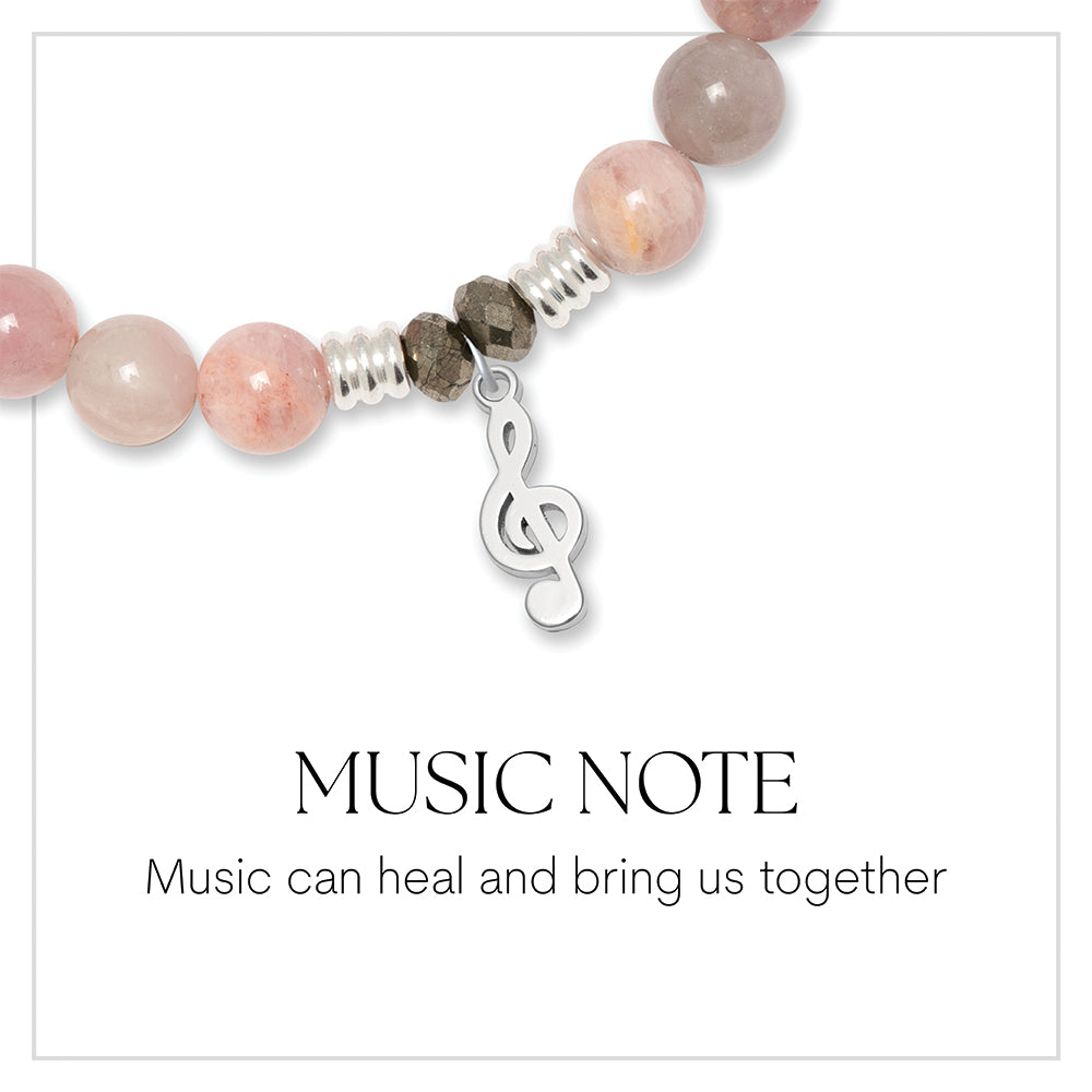 Music Note Sterling Silver Charm Bracelet Collection