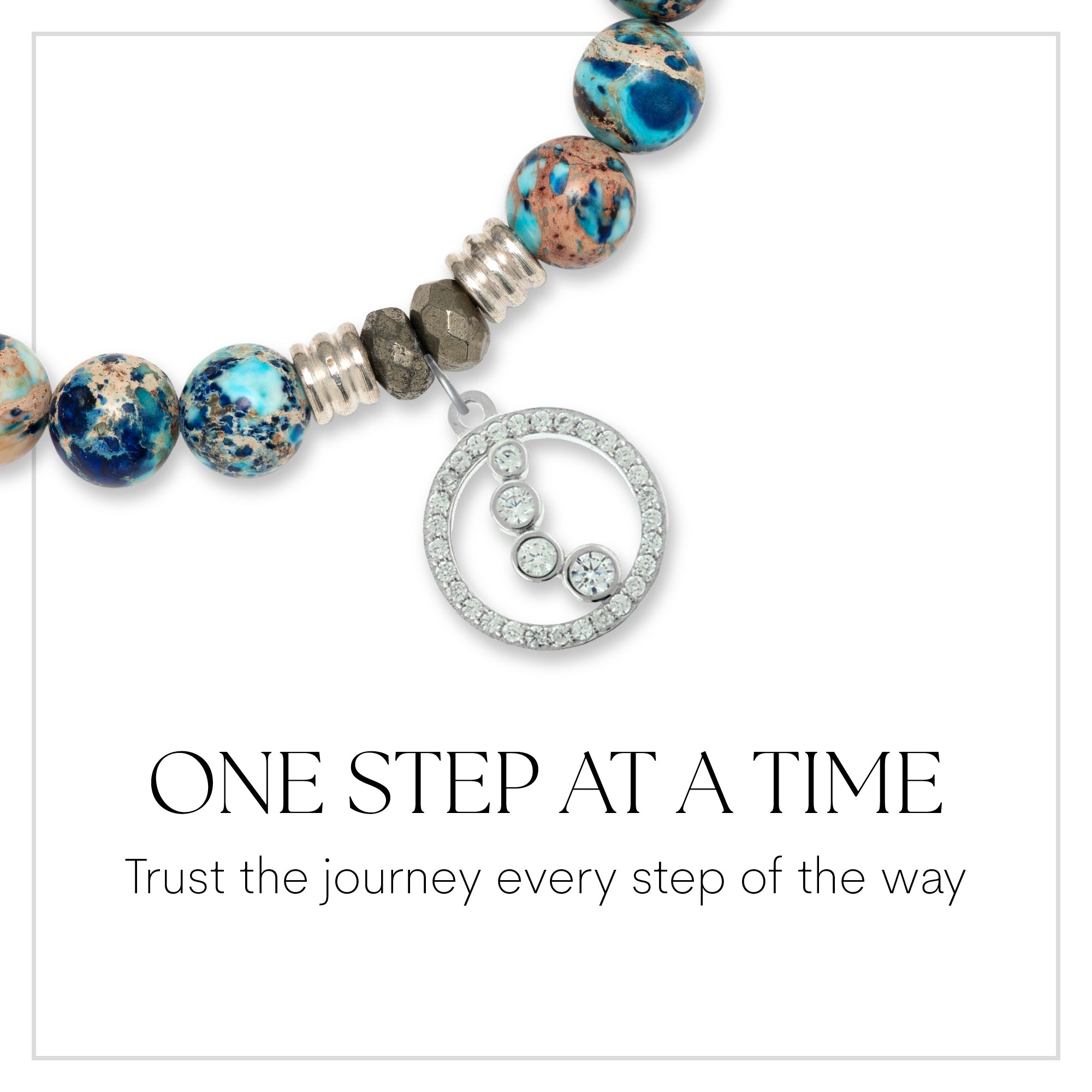 One Step At a Time Sterling Silver Charm Bracelet Collection