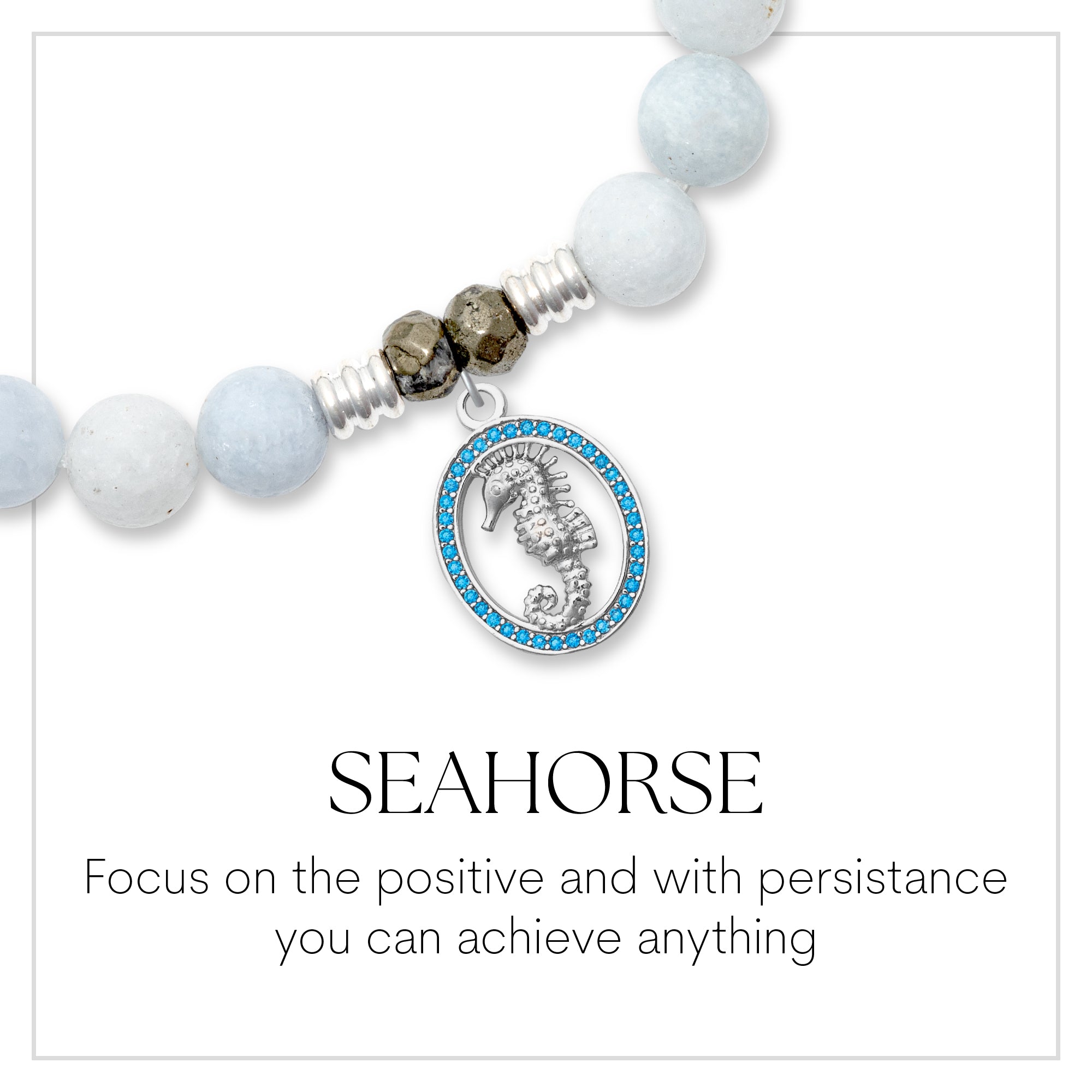Seahorse Sterling Silver Charm Bracelet Collection