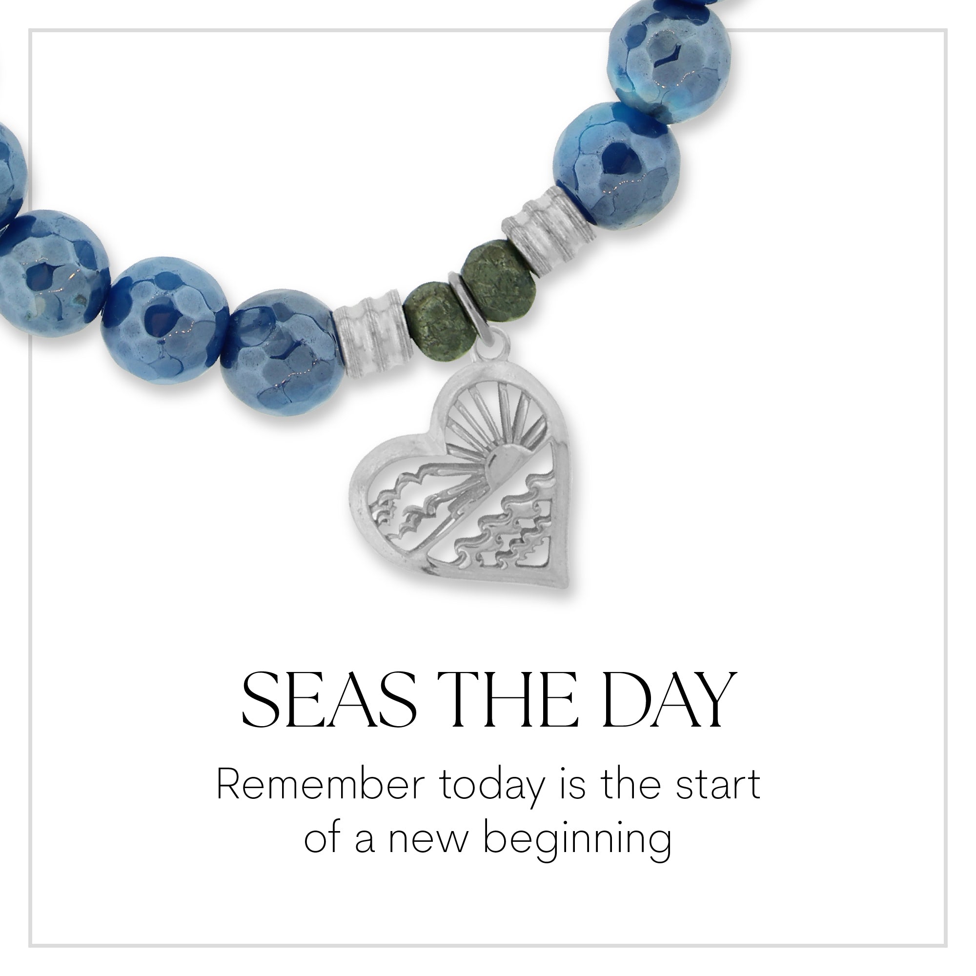 Seas the Day Sterling Silver Charm Bracelet Collection