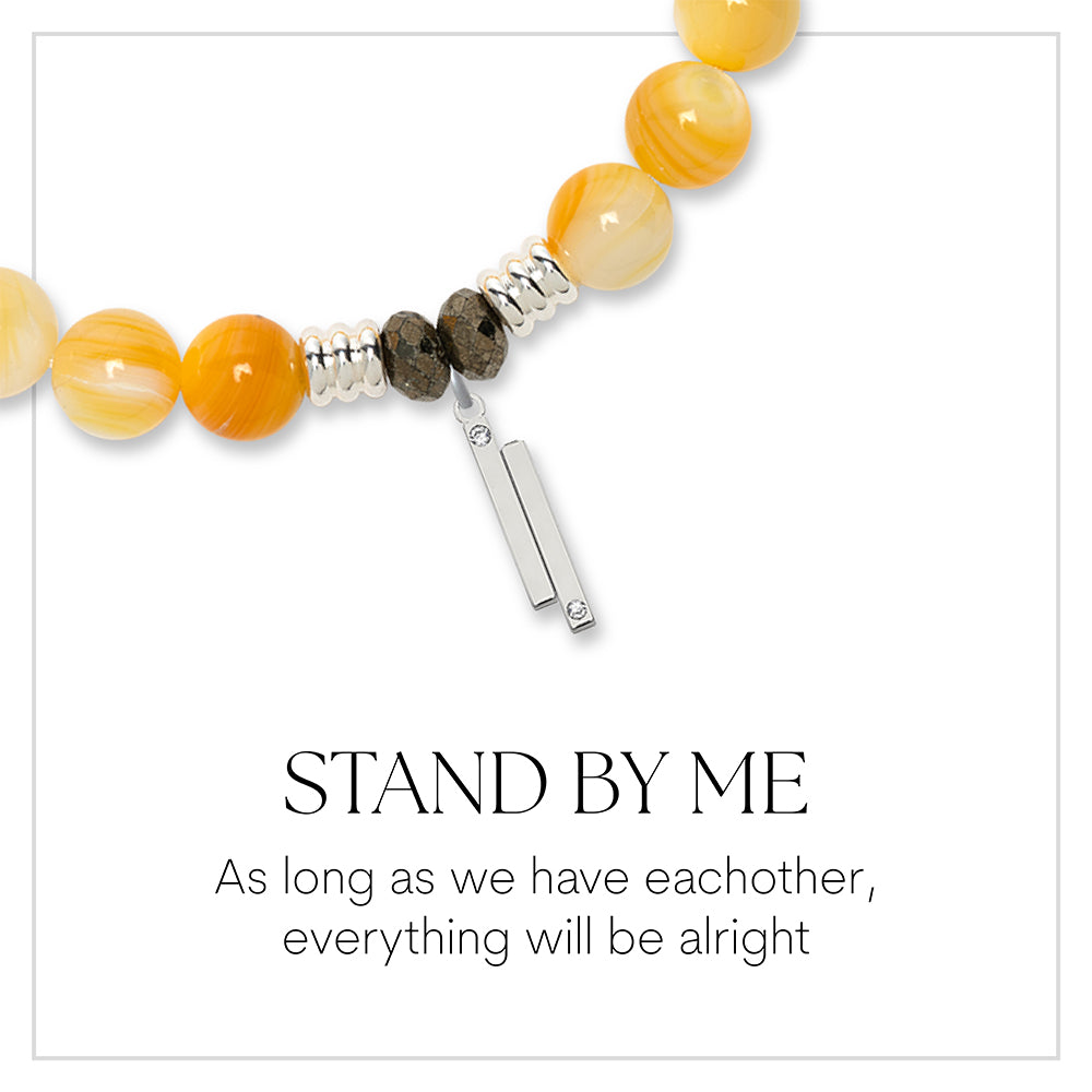 Stand By Me Sterling Silver Charm Bracelet Collection