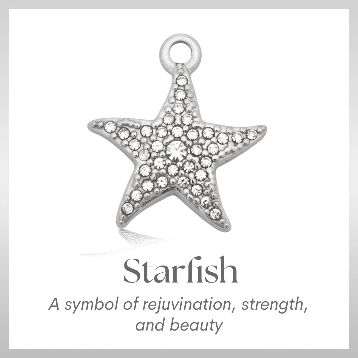 Starfish CZ Charm Bracelet Collection