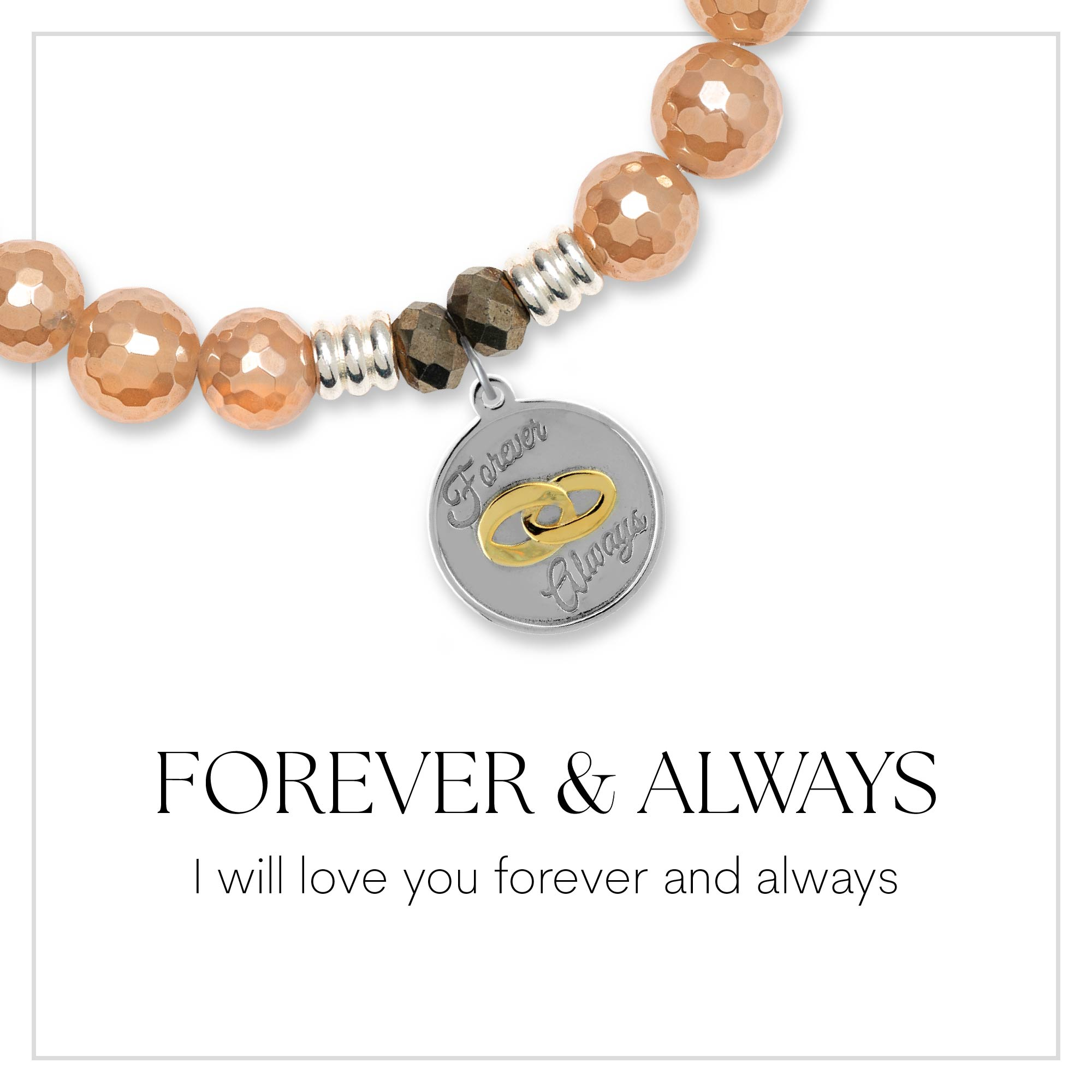 Always and Forever Sterling Silver Charm Bracelet Collection