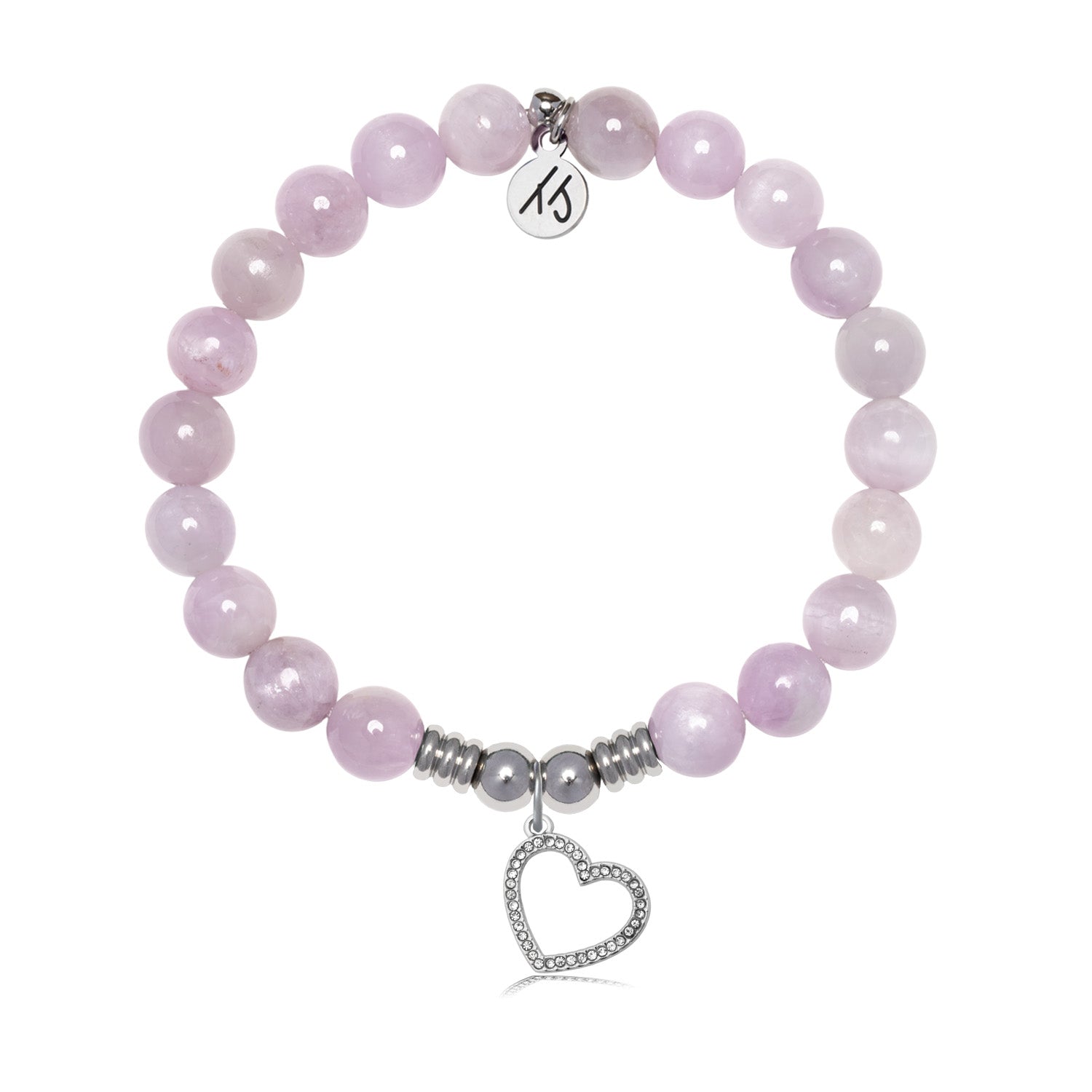 Beautiful Soul Charm with Kunzite Gemstone Bracelet