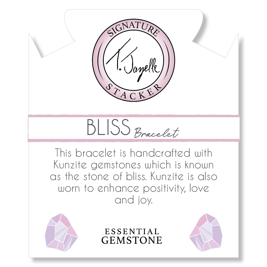 Defining Bracelet- Bliss Bracelet with Kunzite Gemstones
