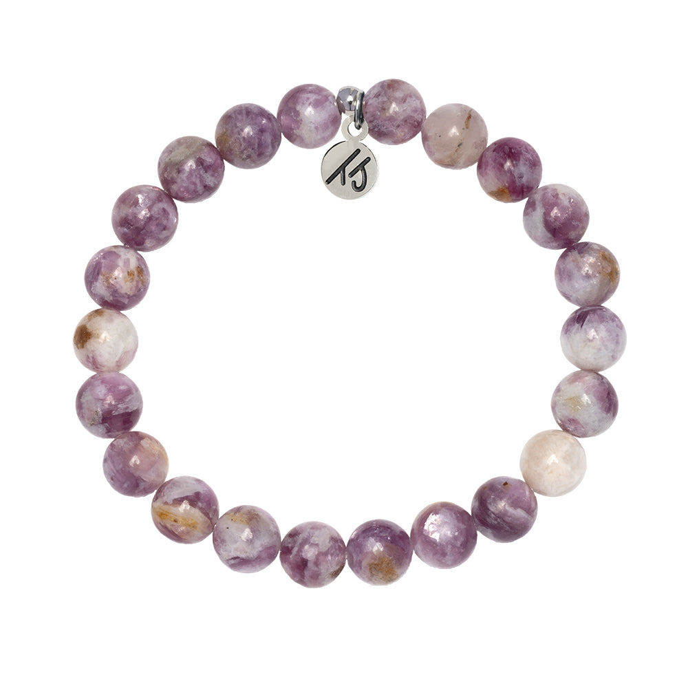 Defining Bracelet- Calming Bracelet with Lepidolite Quartz Gemstones