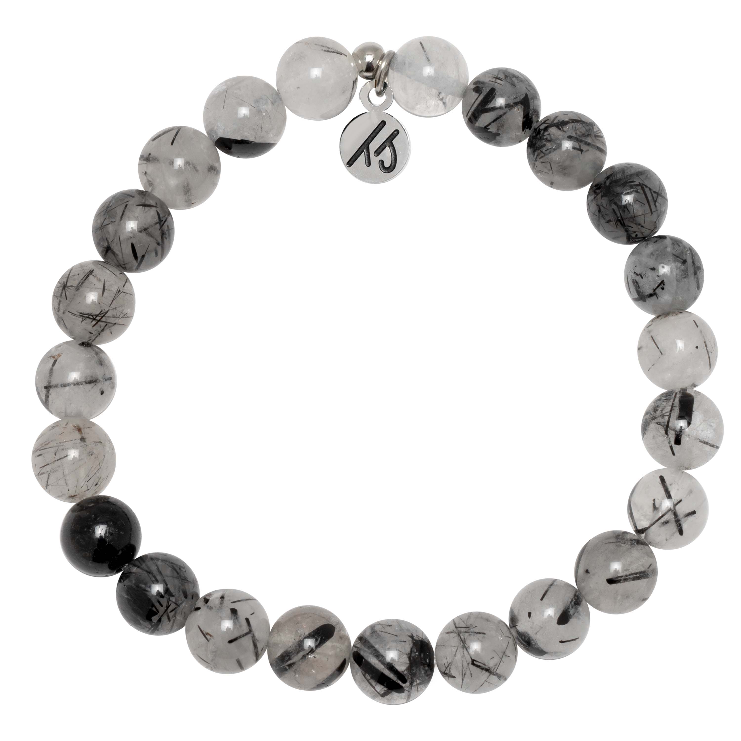 Defining Bracelet- Cleansing Bracelet with Rutilated Quartz Gemstones