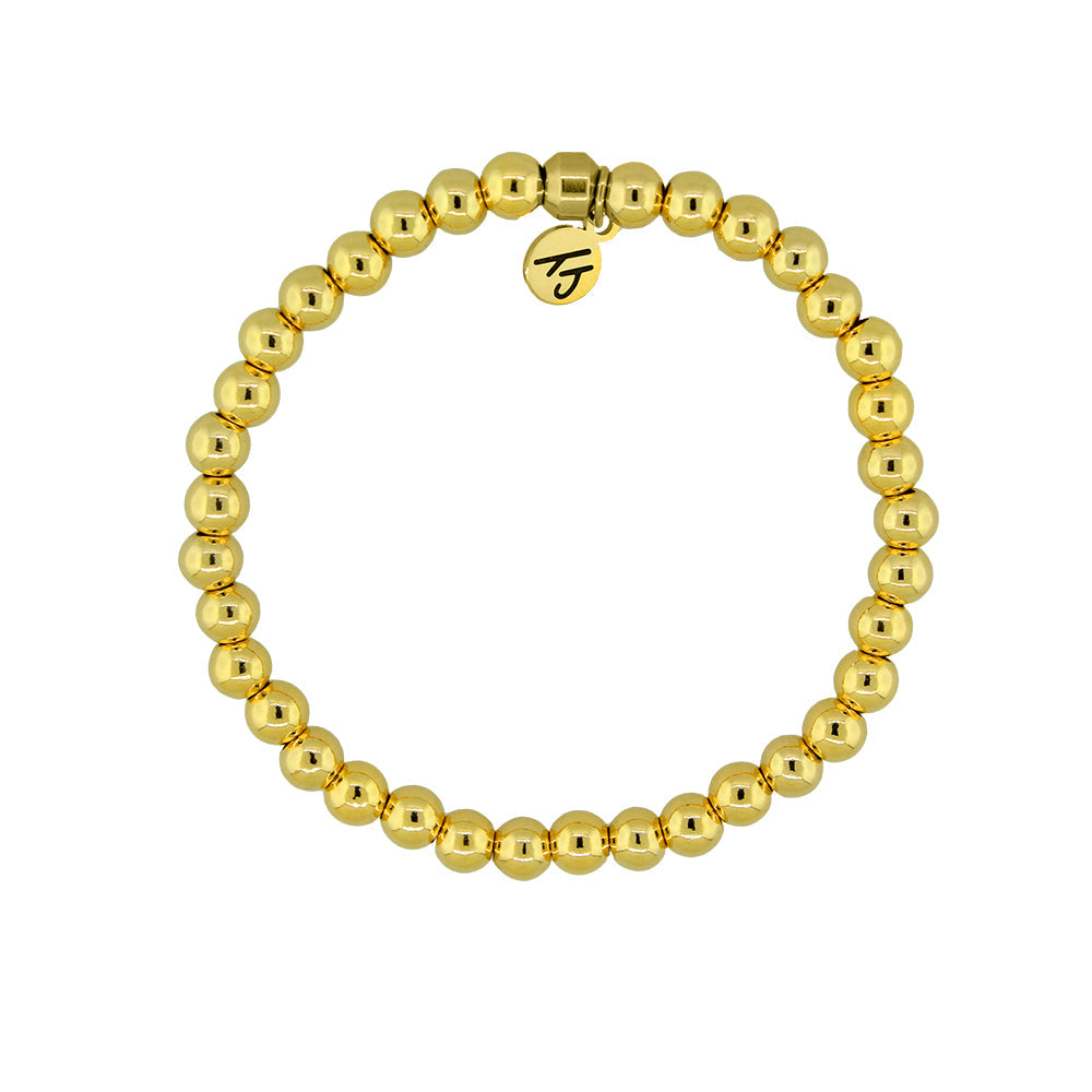Defining Bracelet- Everyday Bracelet with Gold Filled Beads