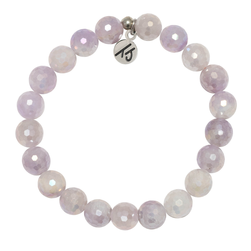 Defining Bracelet- Friendship Bracelet with Mauve Jade Gemstones