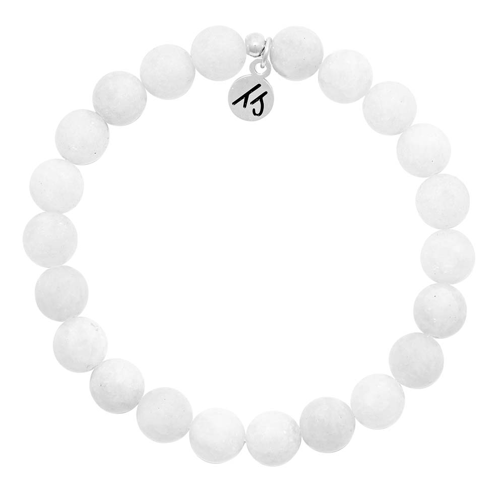 Defining Bracelet- Healing Bracelet with White Moonstone Gemstones