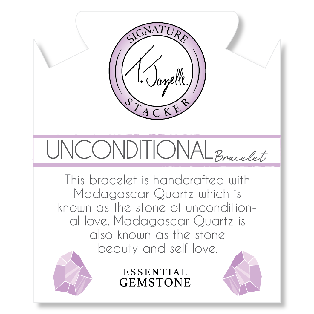 Defining Bracelet- Unconditional Bracelet with Madagascar Quartz Gemstones