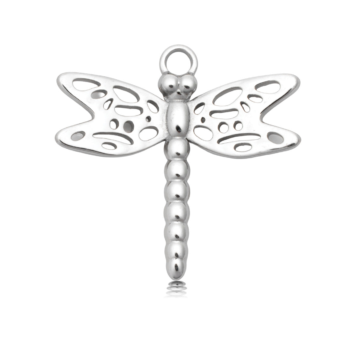 Dragonfly Charm with Yellow White Jade Gemstone Bracelet