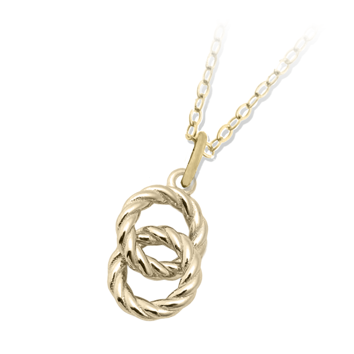 Gold Forever Connected Charm Necklace