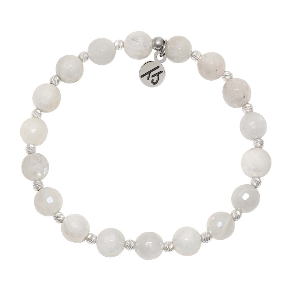 Mindfulness Collection- White Moonstone Bracelet
