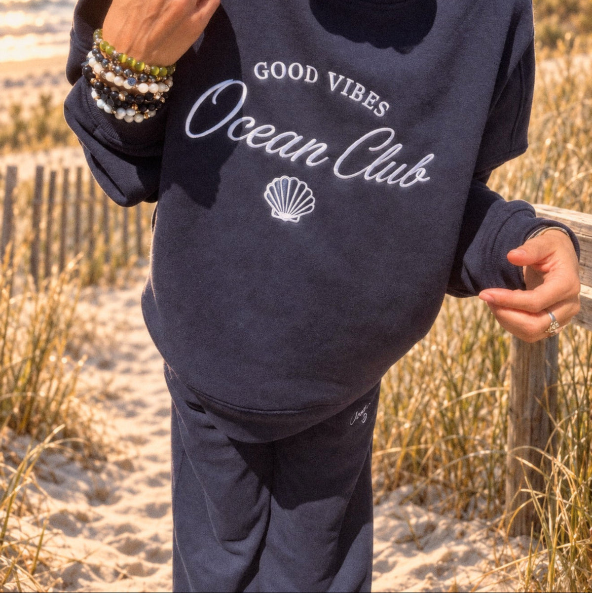 Navy Ocean Club Sweatpants