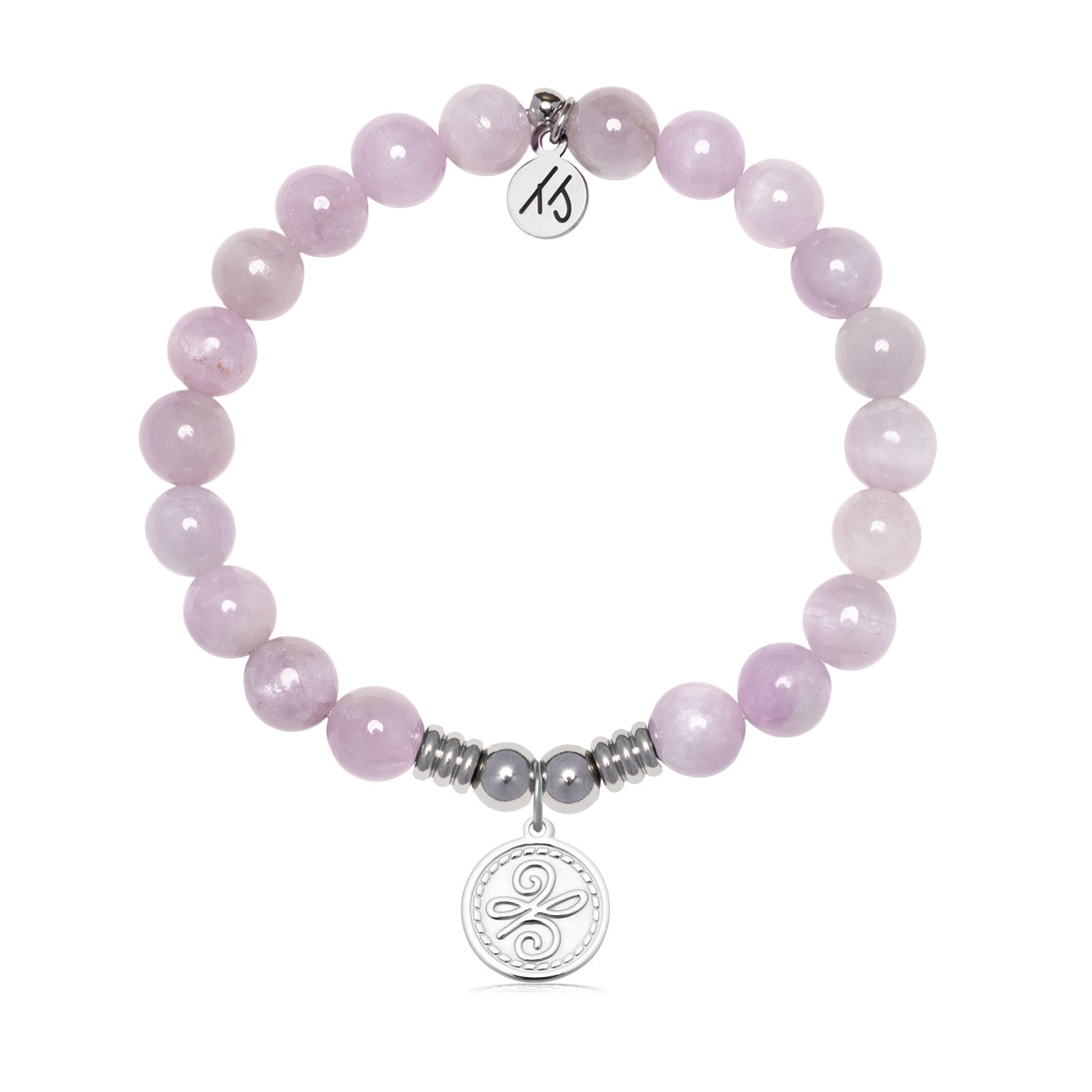 New Beginnings Charm with Kunzite Gemstone Bracelet