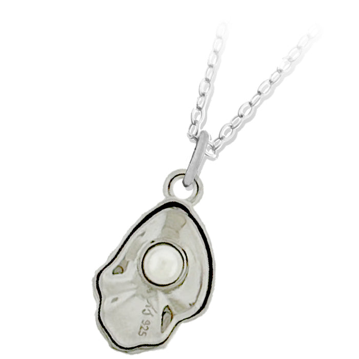 Oyster Sterling Silver Charm Necklace