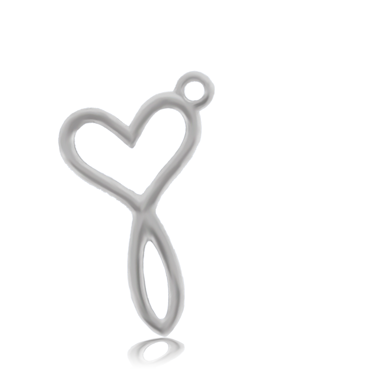Pink Morganite Gemstone Bracelet with Infinity Heart Sterling Silver Charm