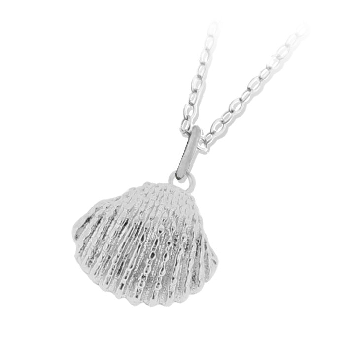 Seashell Sterling Silver Charm Necklace