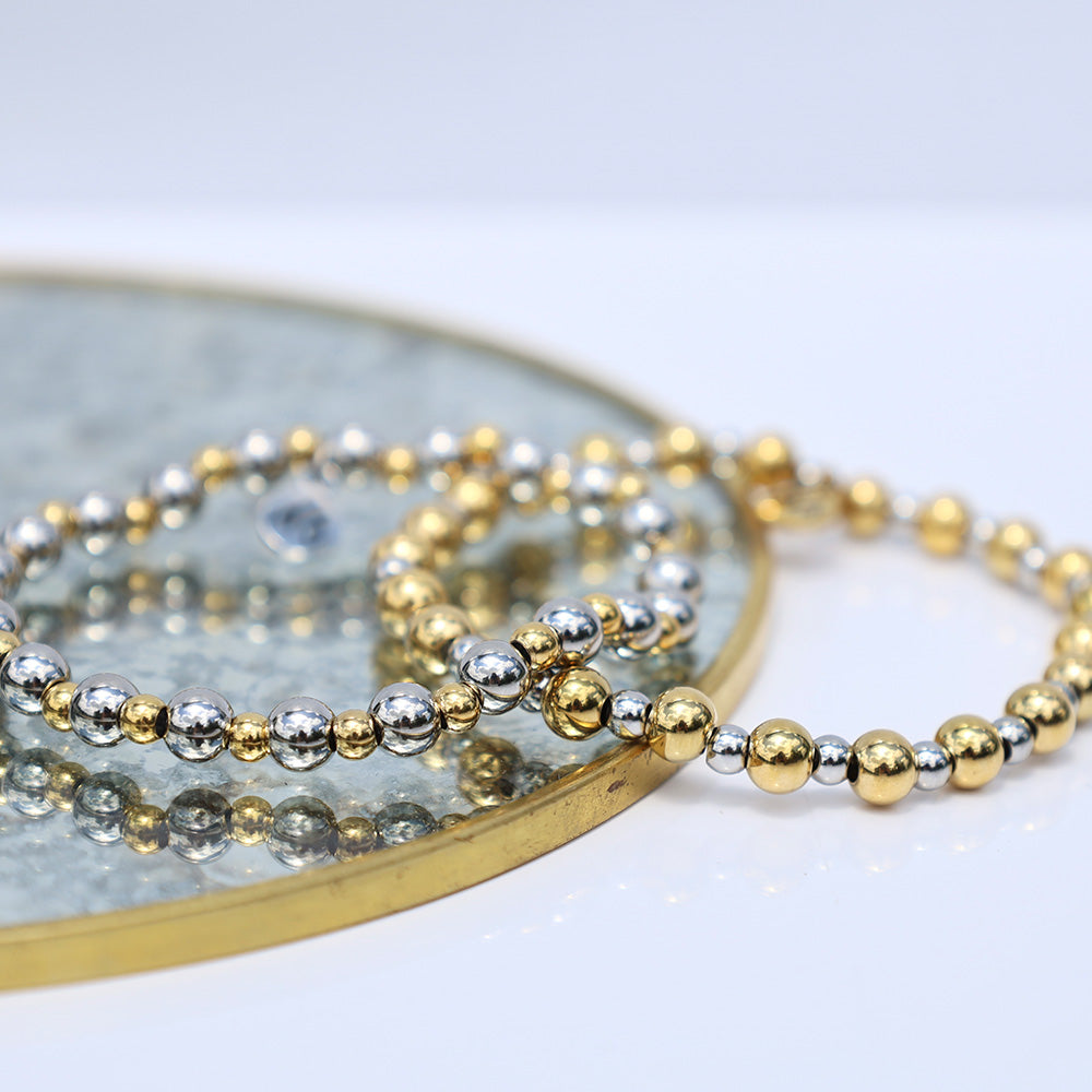 Serenity Collection- Gold Gemstone Bracelet