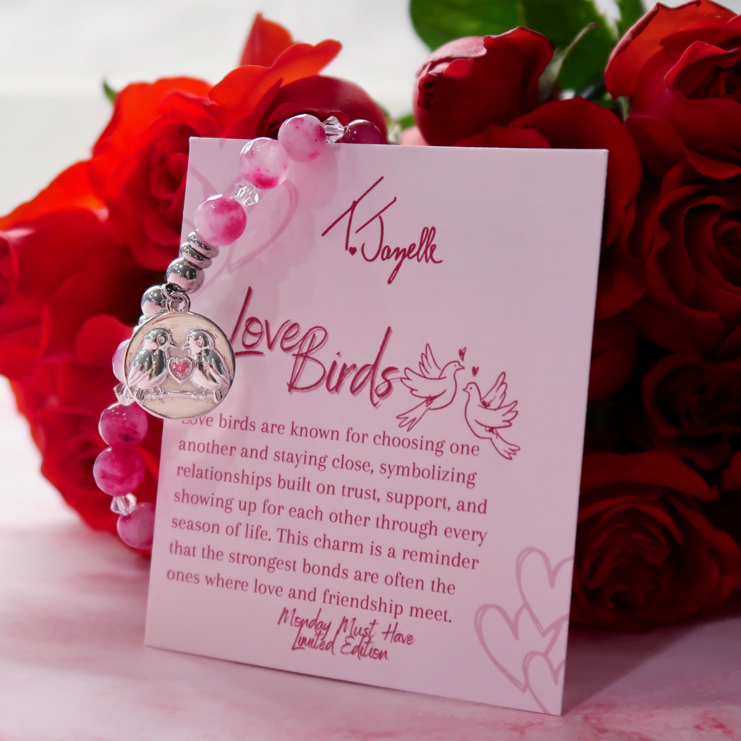 Special February Monday Must Have Love Birds Limited Edition Bracelet