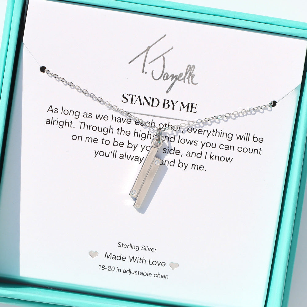 Stand by Me Sterling Silver Charm Necklace