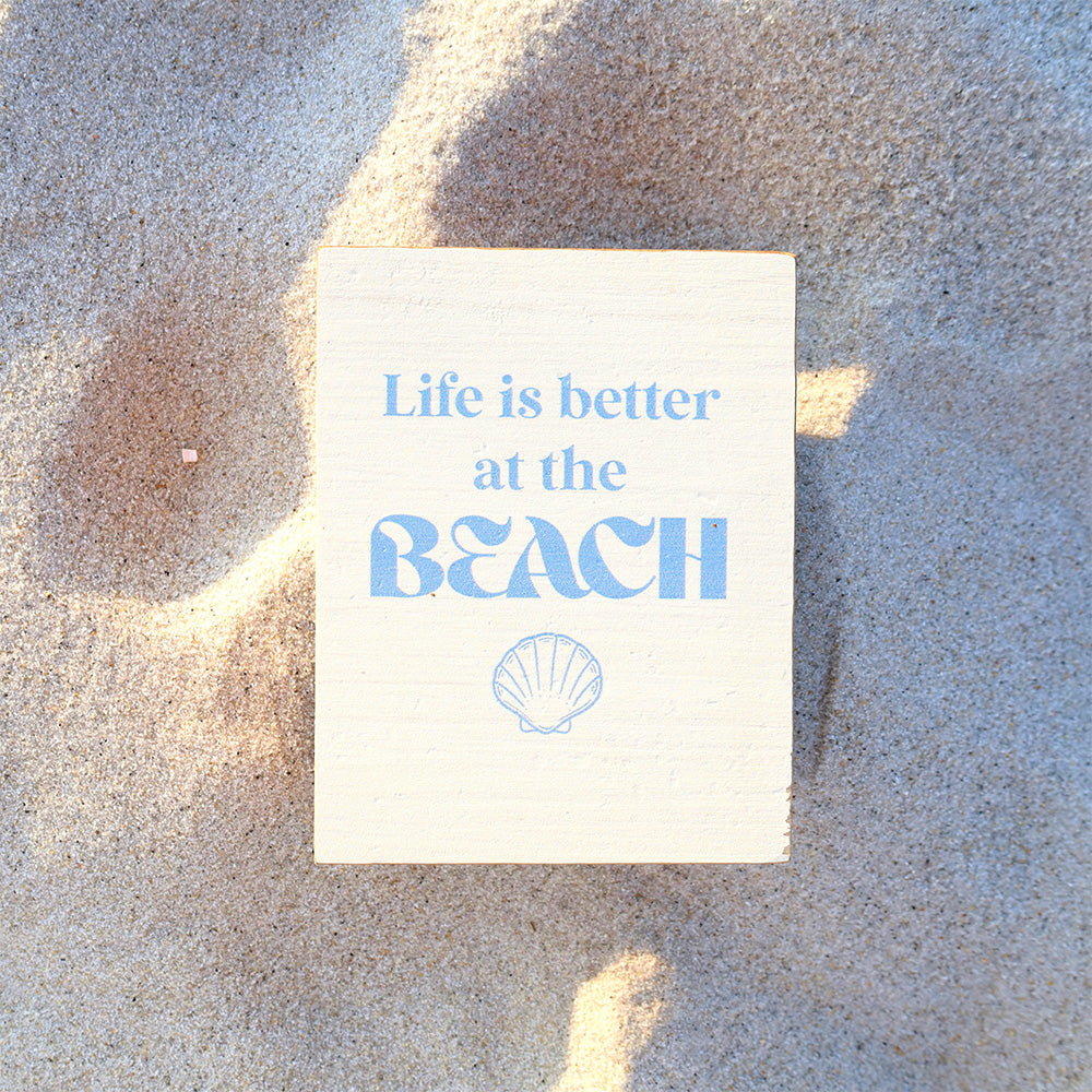 TJ Blocks of Inspiration- Life is Better at the Beach