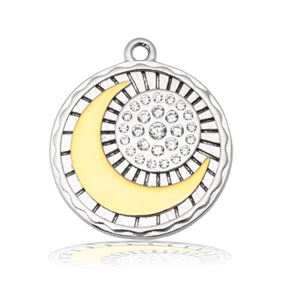 White Natural Agate Gemstone Bracelet with Radiant Soul Sterling Silver Charm