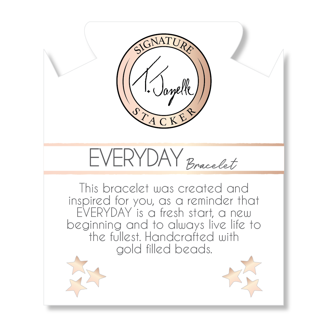 Defining Bracelet- Everyday Bracelet with Gold Filled Gemstones