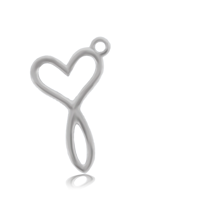Garnet Stone Bracelet with Infinity Heart Sterling Silver Charm