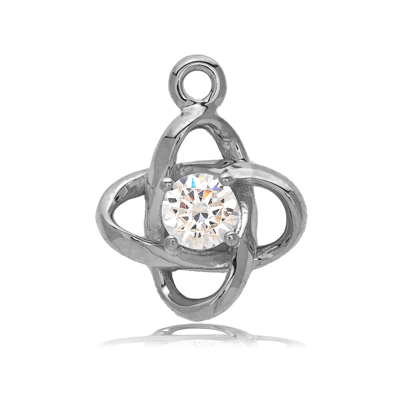 Green Angelite Stone Bracelet with Stronger Together Sterling Silver Charm