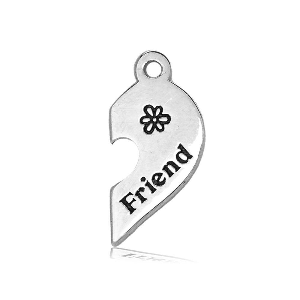 Peruvian Amazonite Stone Bracelet with Forever Friends Sterling Silver Charm