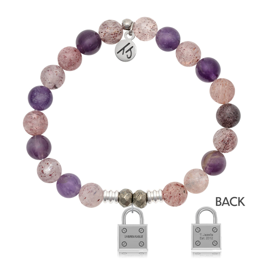Super Seven Stone Bracelet with Unbreakable Sterling Silver Charm