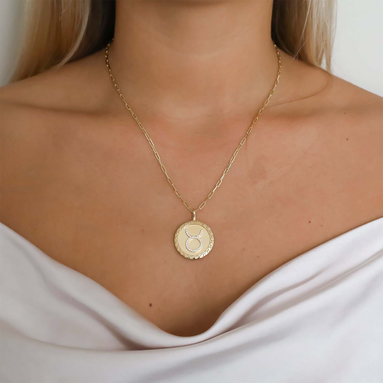 Taurus Gold Vermeil Zodiac Necklace