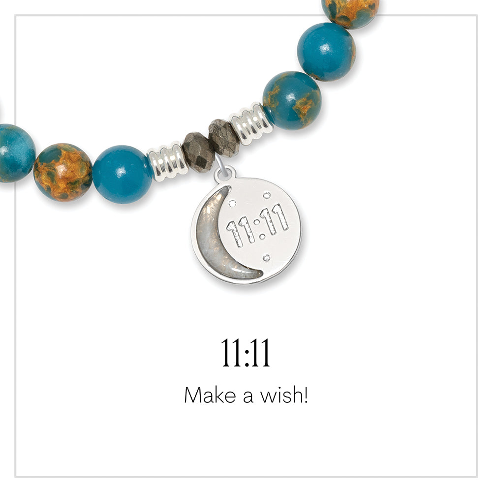 11:11 Sterling Silver Charm Bracelet Collection